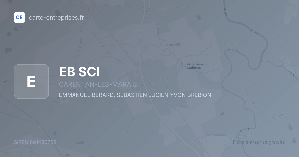 EB SCI — 881430755 — fiche entreprise