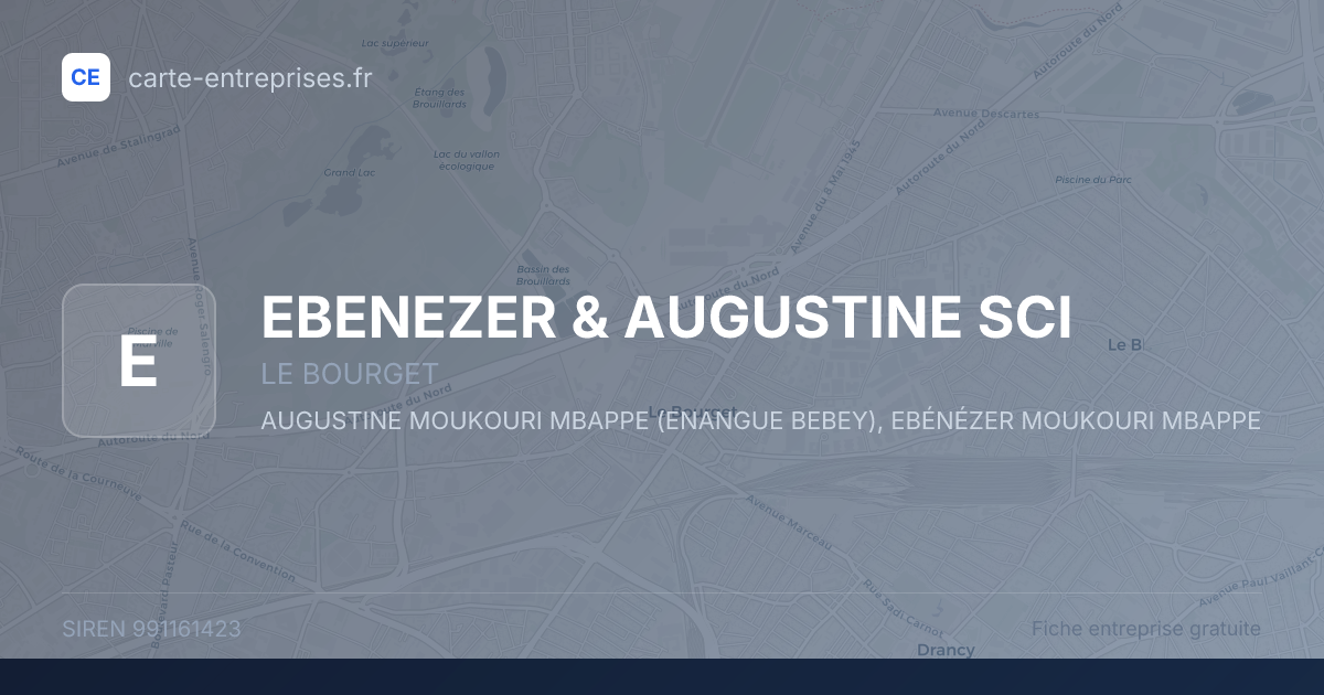 EBENEZER & AUGUSTINE SCI — 991161423 — fiche entreprise