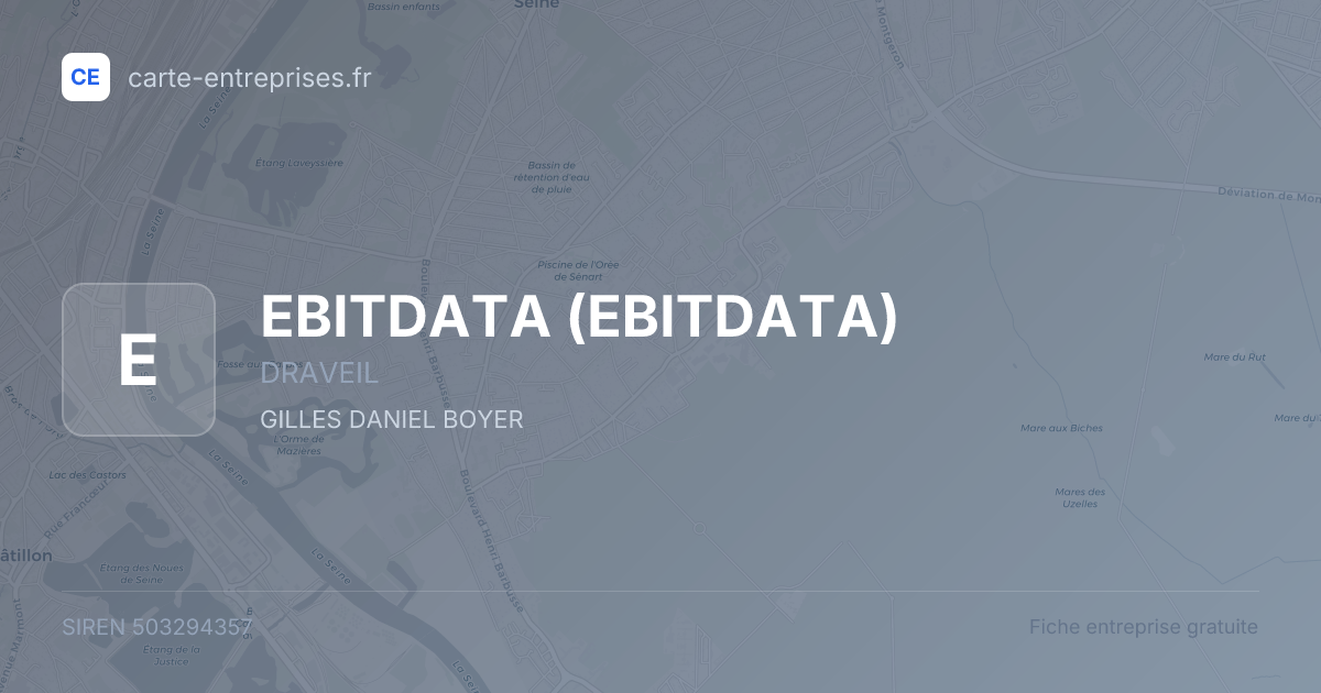EBITDATA — 503294357 — fiche entreprise