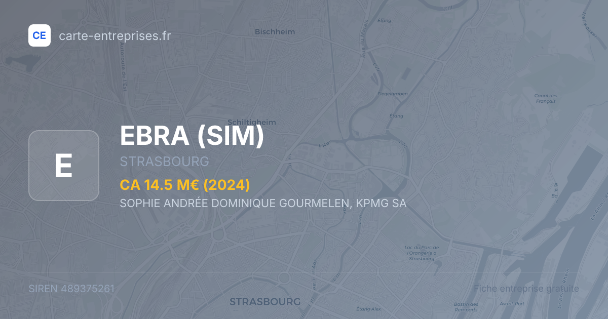 EBRA (SIM) — 489375261 — fiche entreprise