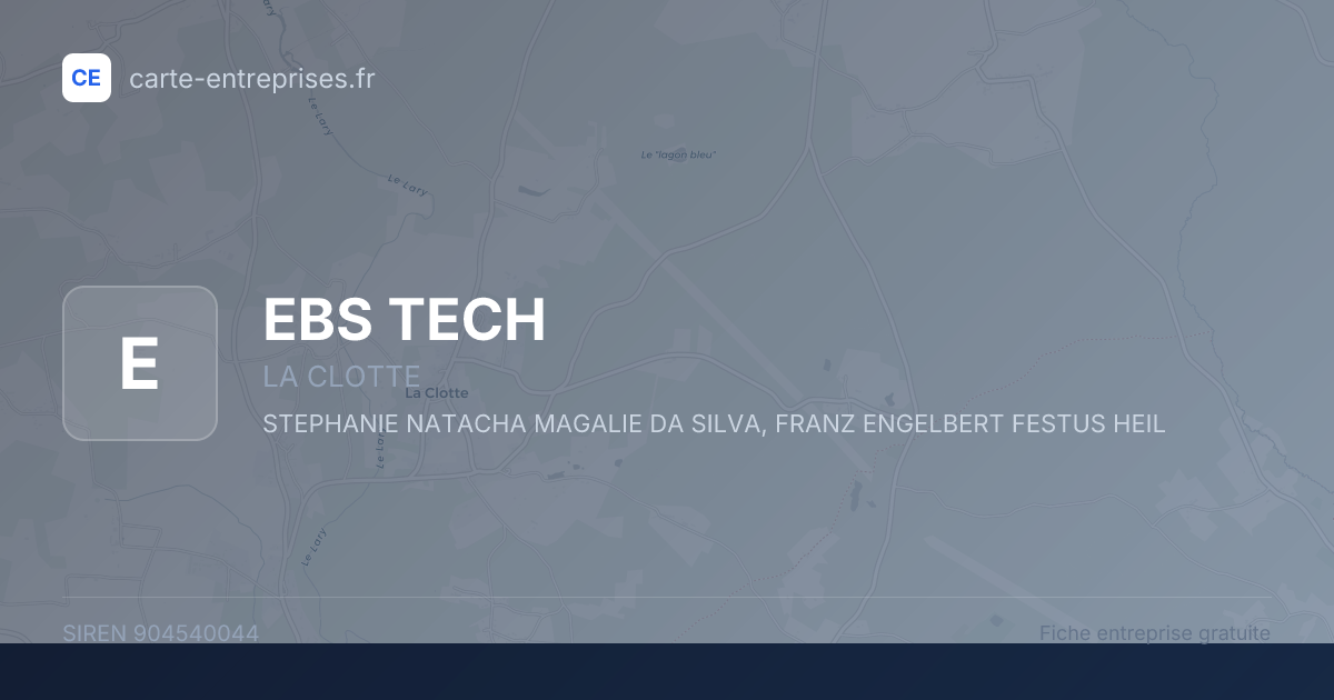 EBS TECH — 904540044 — fiche entreprise