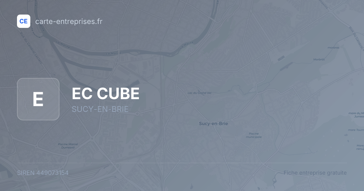 EC CUBE — 449073154 — fiche entreprise