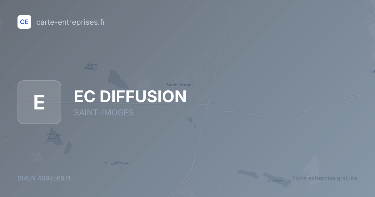 EC DIFFUSION — 409256971 — fiche entreprise