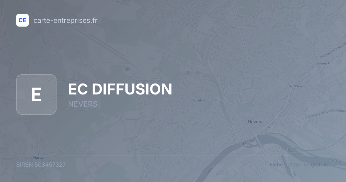 EC DIFFUSION — 503457327 — fiche entreprise