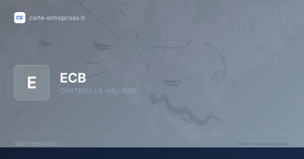 ECB — 798047080 — fiche entreprise