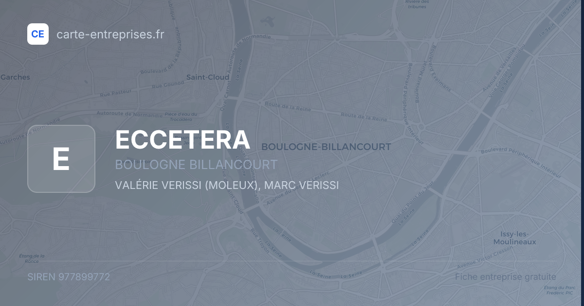 ECCETERA — 977899772 — fiche entreprise