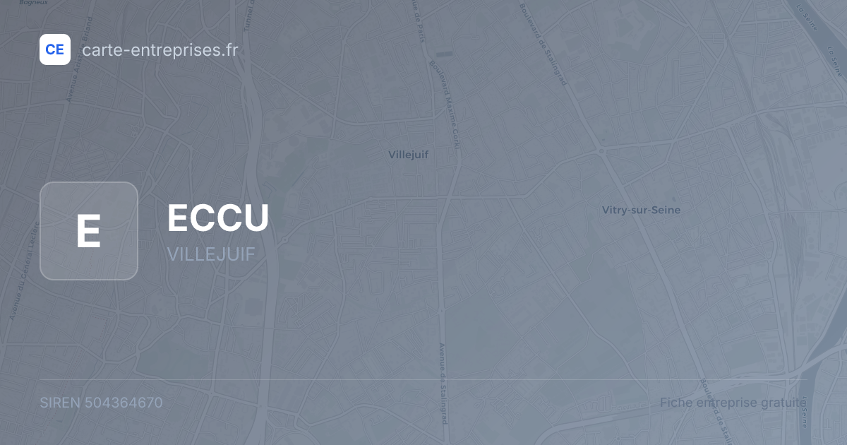 ECCU — 504364670 — fiche entreprise