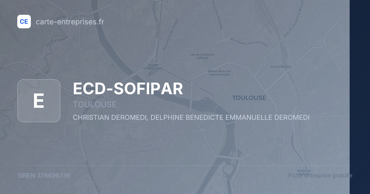 ECD-SOFIPAR — 378696736 — fiche entreprise