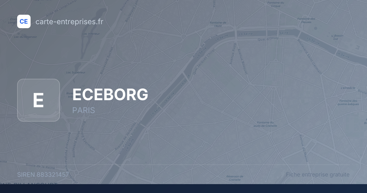 ECEBORG — 883321457 — fiche entreprise