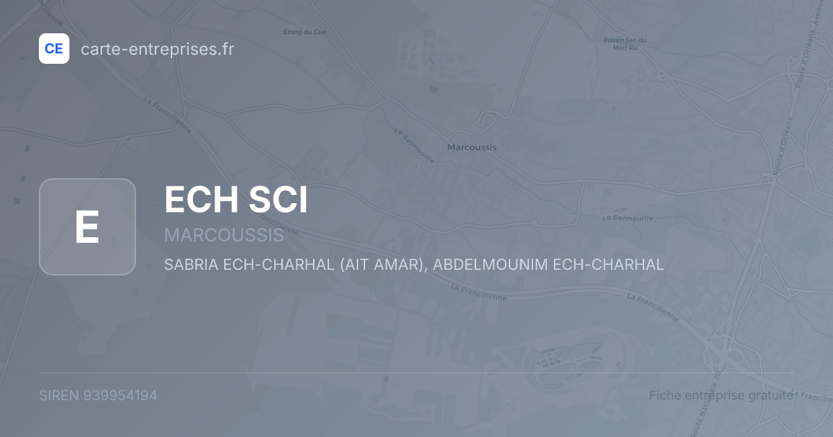 ECH SCI — 939954194 — fiche entreprise