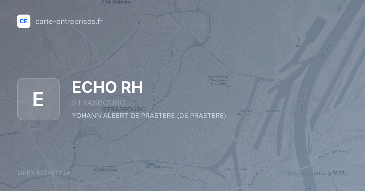 ECHO RH — 523457034 — fiche entreprise