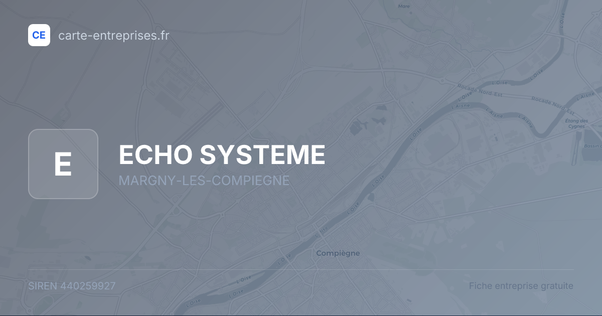 ECHO SYSTEME — 440259927 — fiche entreprise