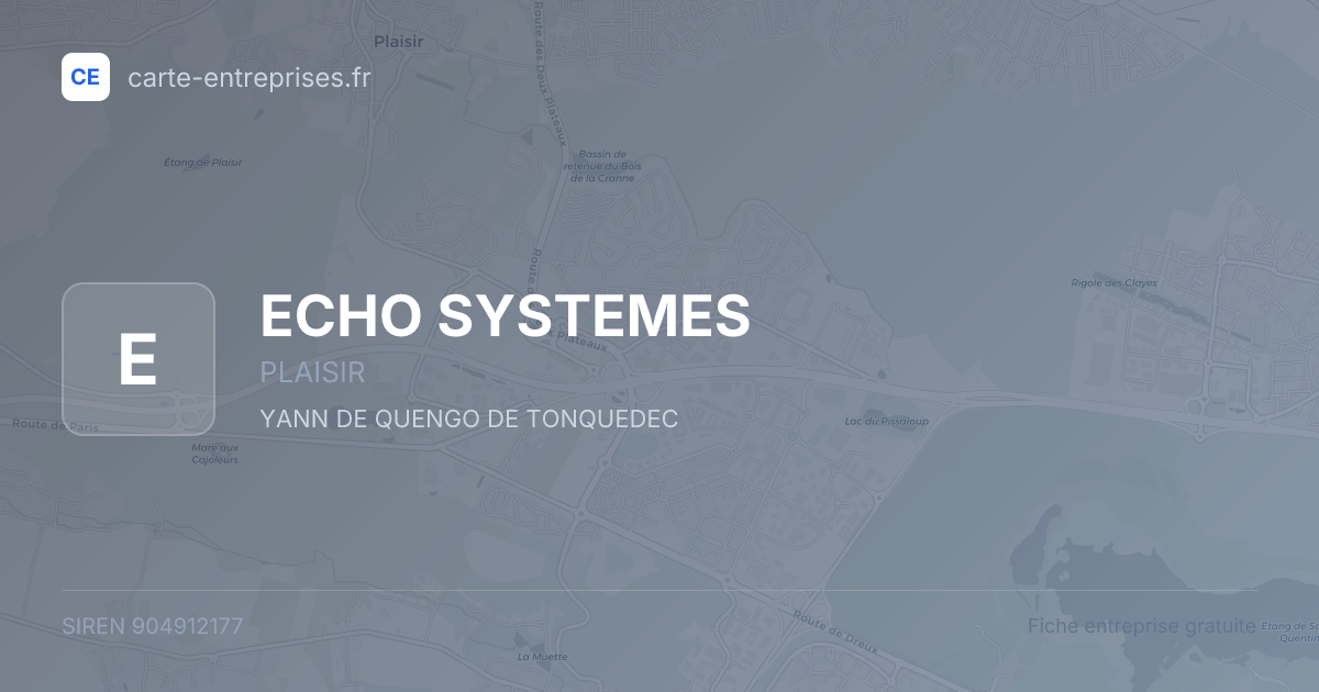 ECHO SYSTEMES — 904912177 — fiche entreprise