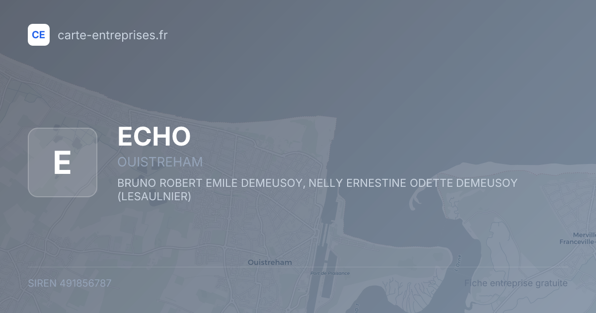 ECHO — 491856787 — fiche entreprise