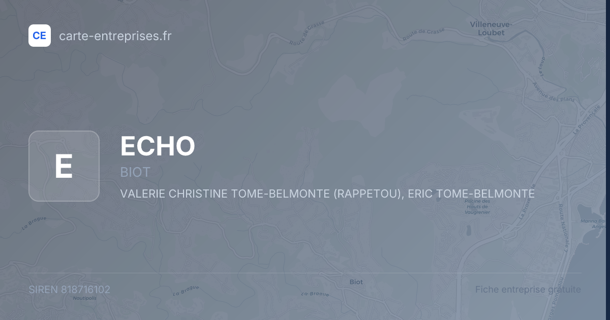 ECHO — 818716102 — fiche entreprise