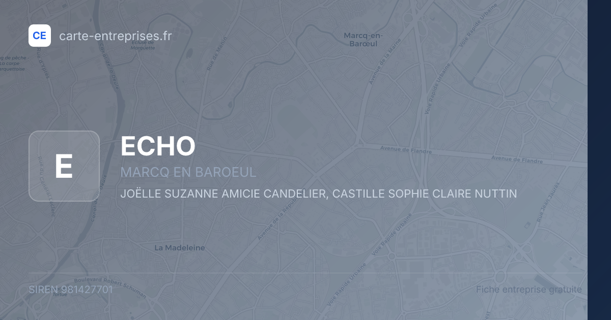 ECHO — 981427701 — fiche entreprise