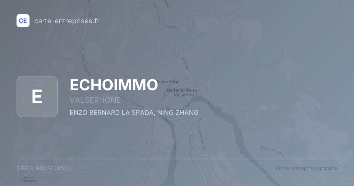 ECHOIMMO — 940742455 — fiche entreprise