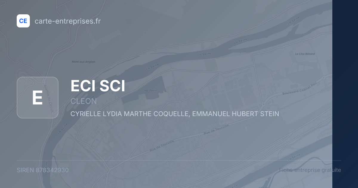 ECI SCI — 878342930 — fiche entreprise