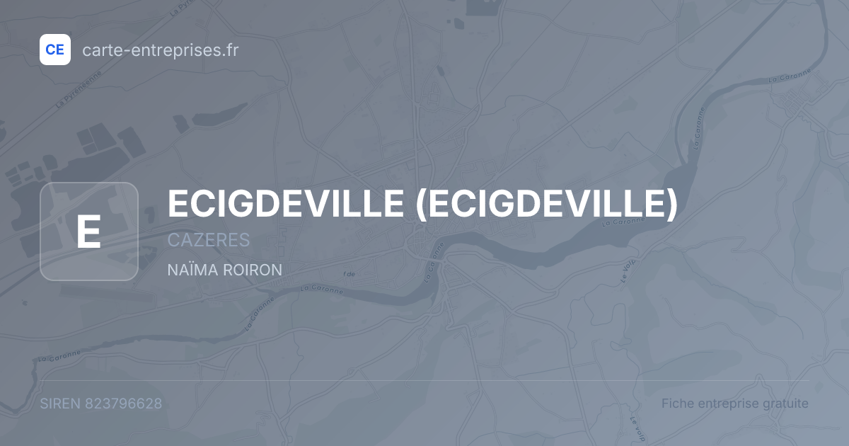 ECIGDEVILLE — 823796628 — fiche entreprise