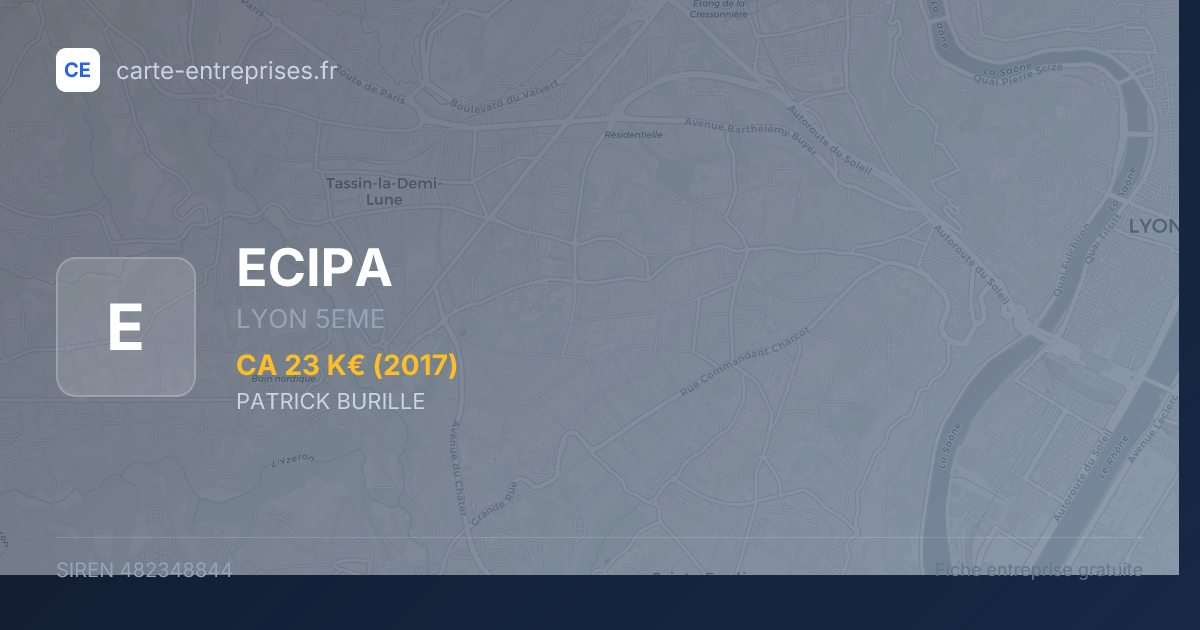 ECIPA — 482348844 — fiche entreprise