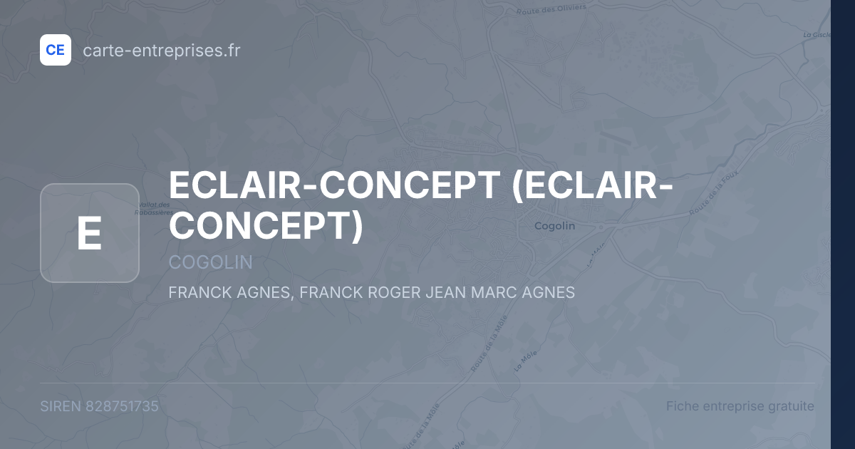 ECLAIR-CONCEPT — 828751735 — fiche entreprise
