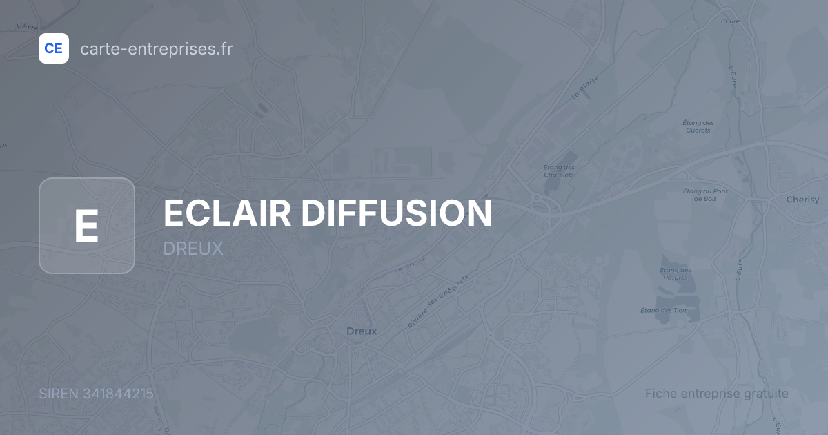 ECLAIR DIFFUSION — 341844215 — fiche entreprise