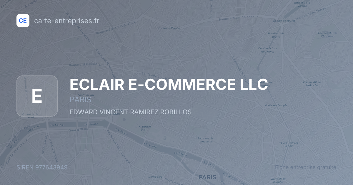 ECLAIR E-COMMERCE LLC — 977643949 — fiche entreprise