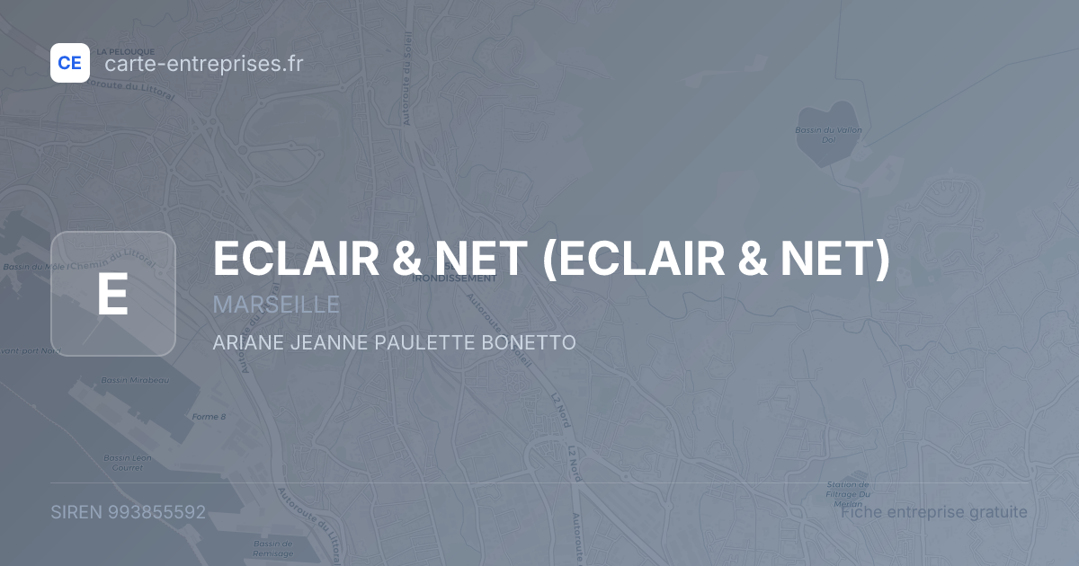 ECLAIR & NET — 993855592 — fiche entreprise