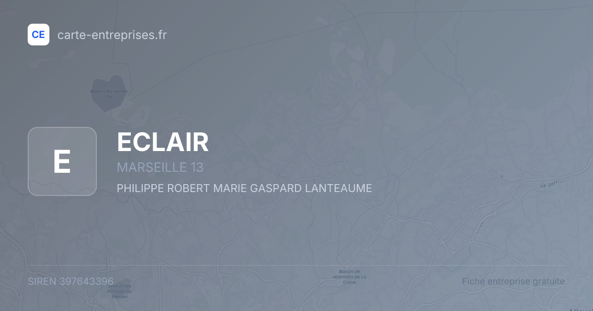 ECLAIR — 397643396 — fiche entreprise