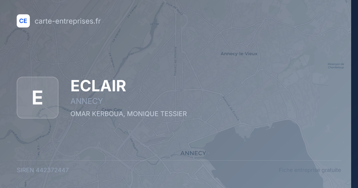 ECLAIR — 442372447 — fiche entreprise