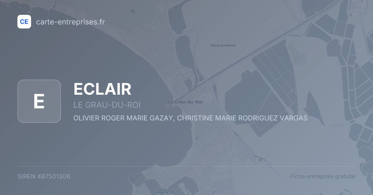 ECLAIR — 487501306 — fiche entreprise