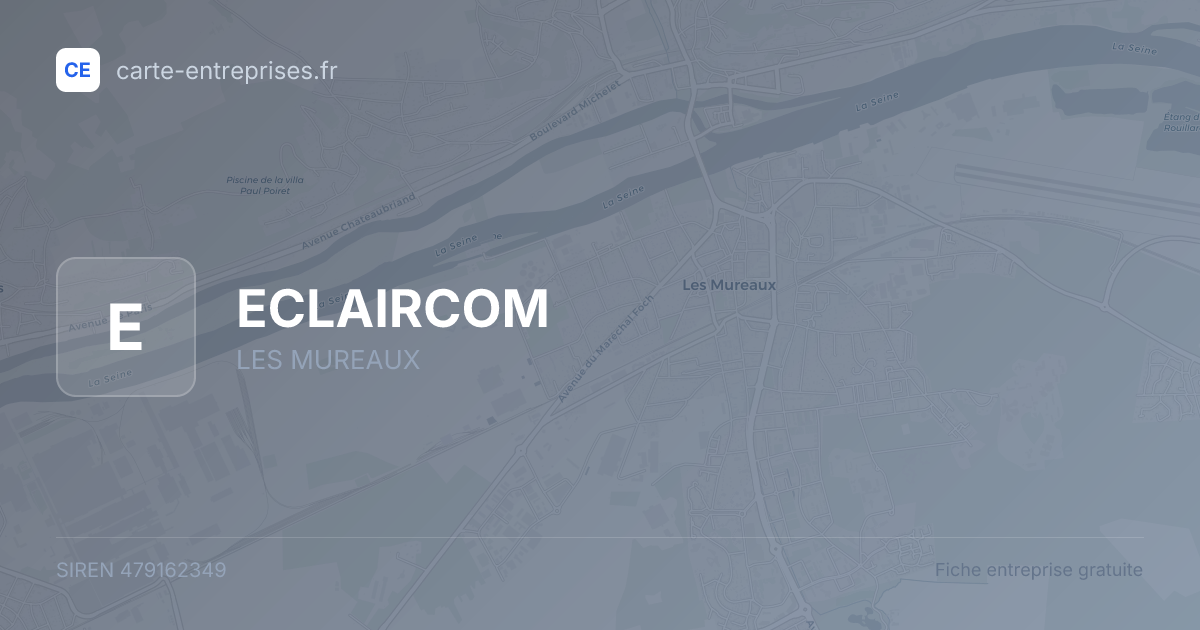 ECLAIRCOM — 479162349 — fiche entreprise