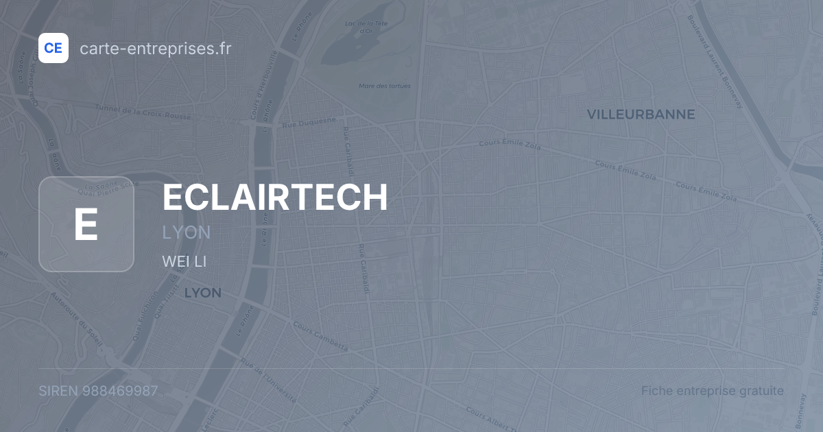 ECLAIRTECH — 988469987 — fiche entreprise
