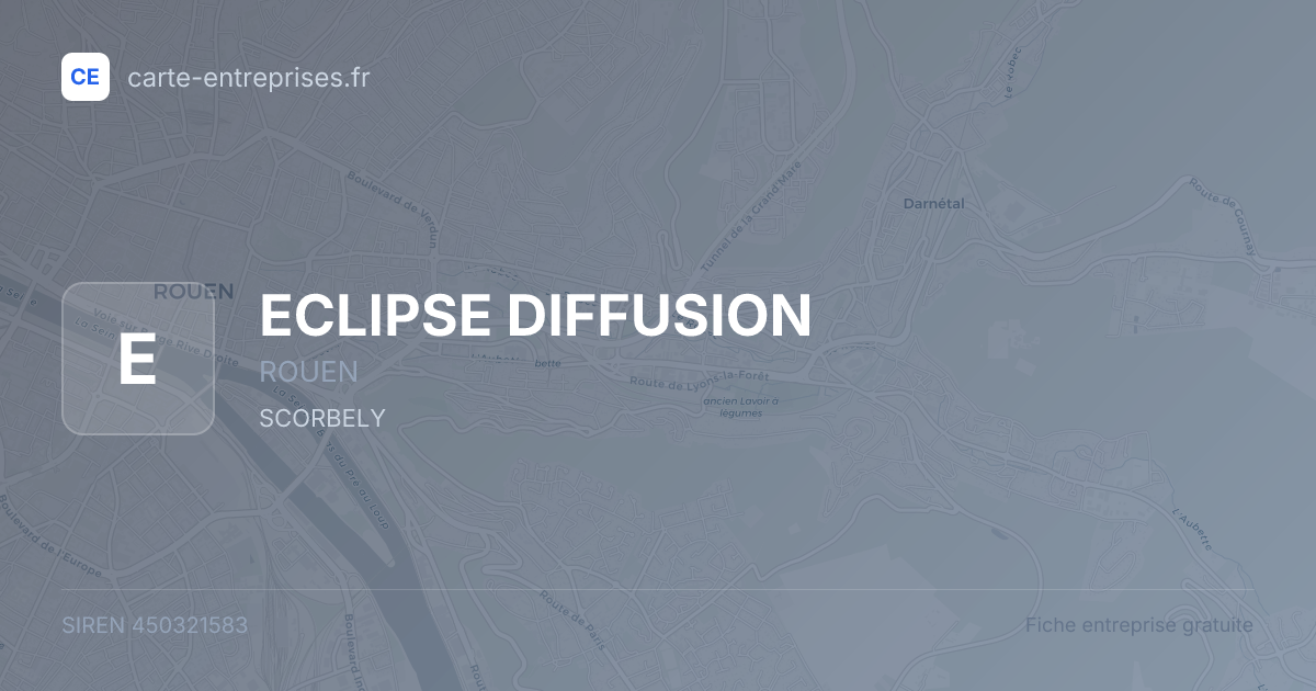 ECLIPSE DIFFUSION — 450321583 — fiche entreprise