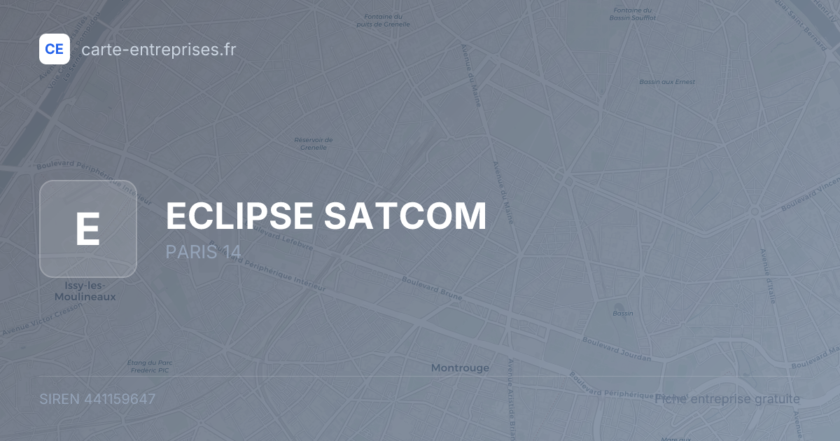 ECLIPSE SATCOM — 441159647 — fiche entreprise