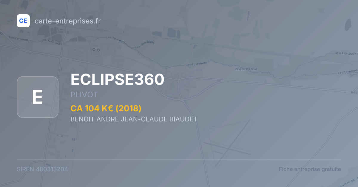 ECLIPSE360 — 480313204 — fiche entreprise