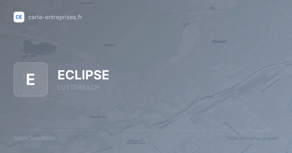 ECLIPSE — 353663081 — fiche entreprise