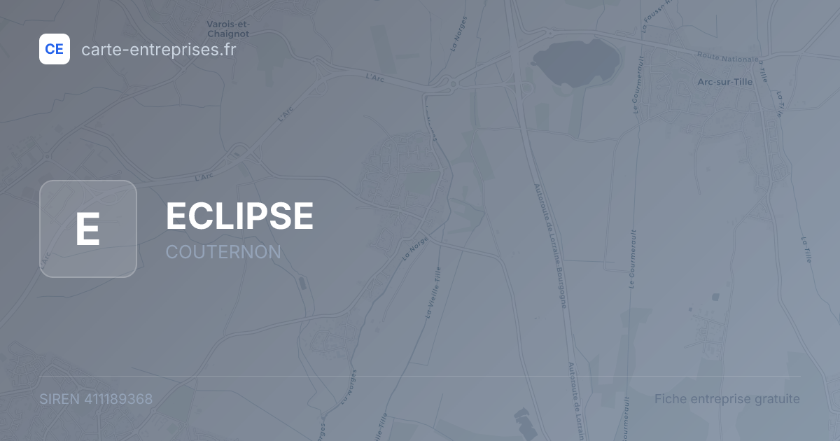 ECLIPSE — 411189368 — fiche entreprise