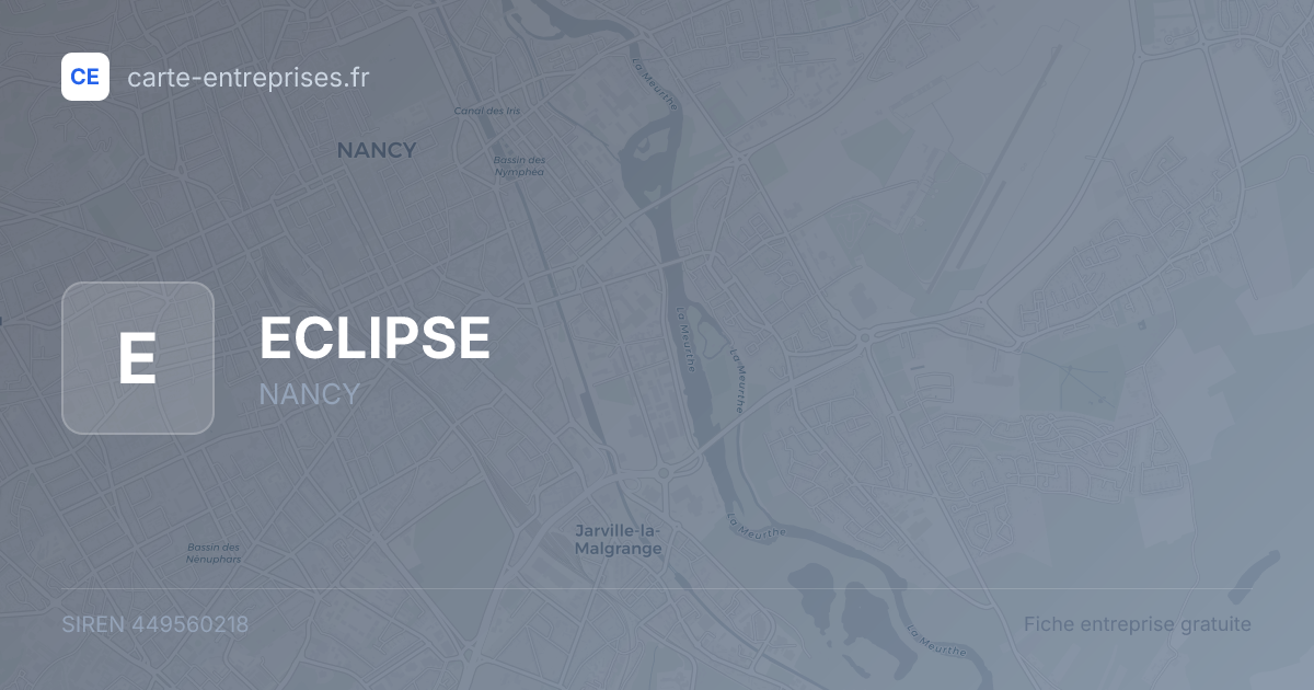 ECLIPSE — 449560218 — fiche entreprise