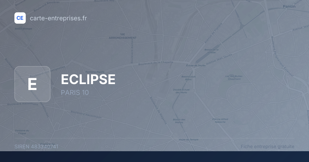 ECLIPSE — 483340741 — fiche entreprise