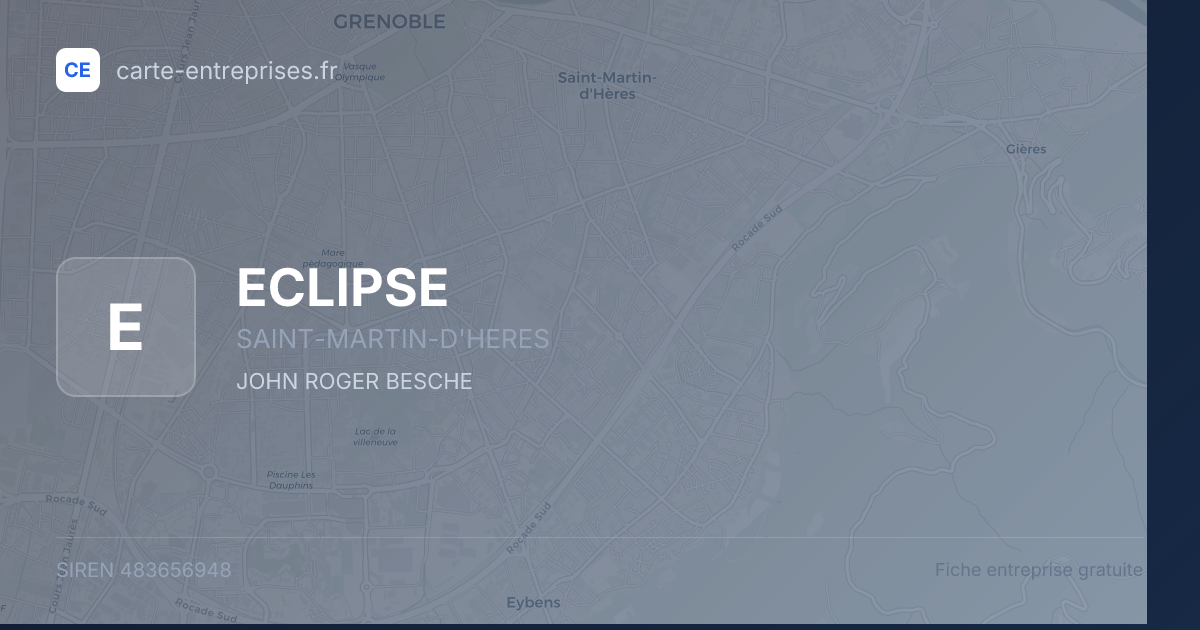 ECLIPSE — 483656948 — fiche entreprise