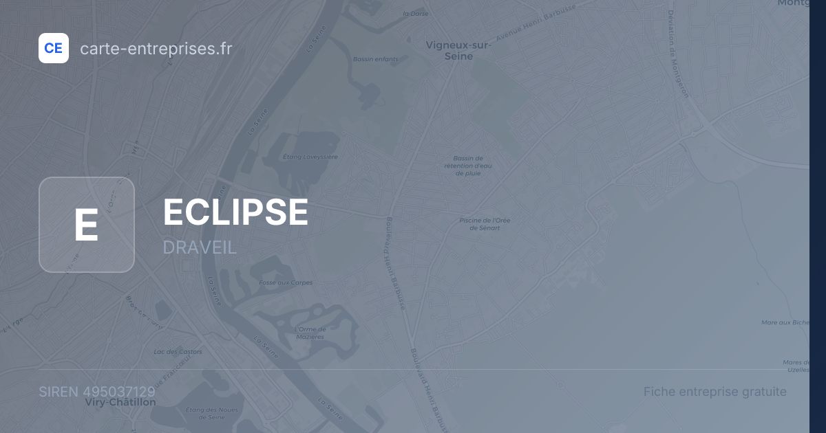 ECLIPSE — 495037129 — fiche entreprise