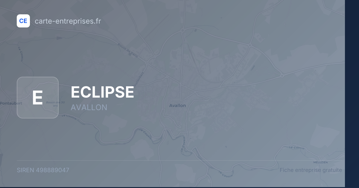 ECLIPSE — 498889047 — fiche entreprise