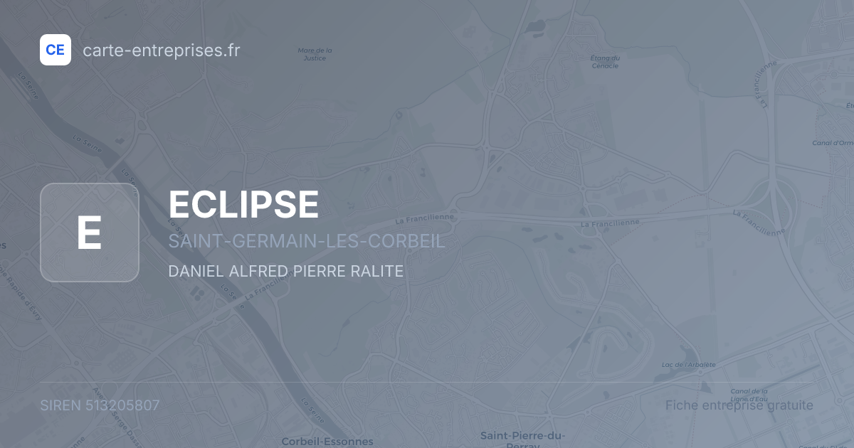 ECLIPSE — 513205807 — fiche entreprise