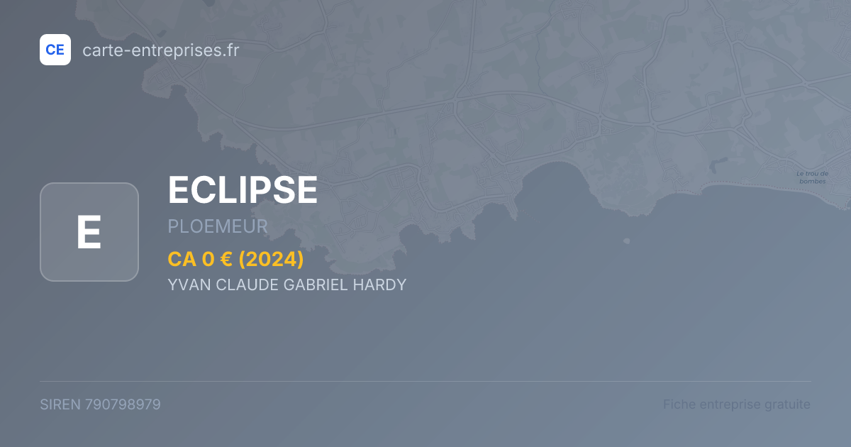 ECLIPSE — 790798979 — fiche entreprise