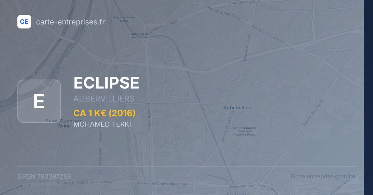 ECLIPSE — 793097288 — fiche entreprise