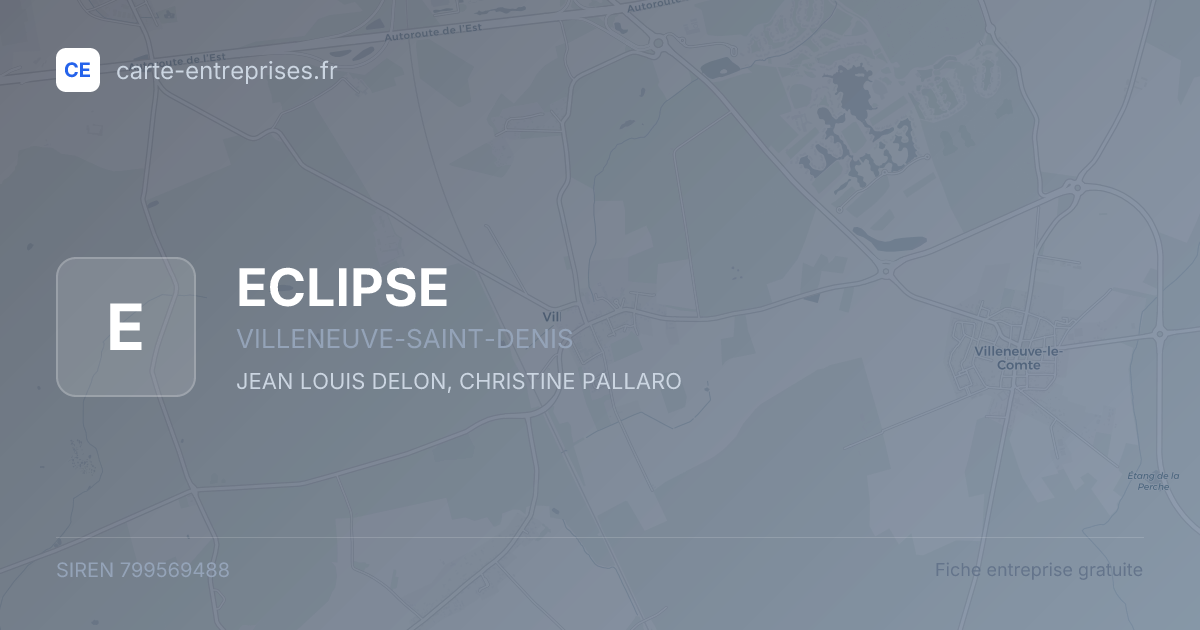 ECLIPSE — 799569488 — fiche entreprise