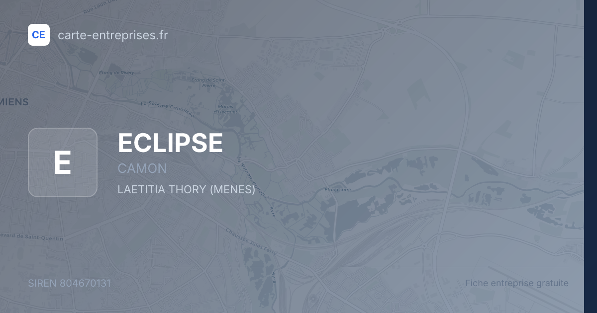 ECLIPSE — 804670131 — fiche entreprise