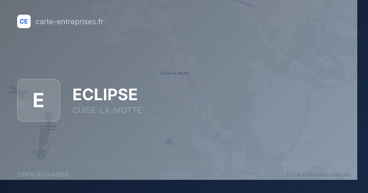 ECLIPSE — 813446168 — fiche entreprise