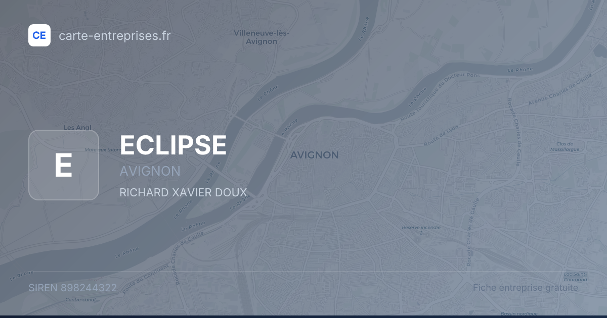ECLIPSE — 898244322 — fiche entreprise